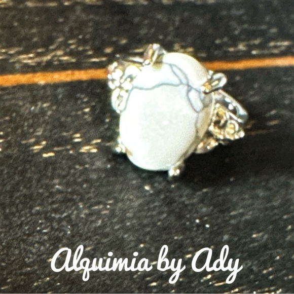 Alquimia by Ady Silver and White Ring - Picture 1 of 4